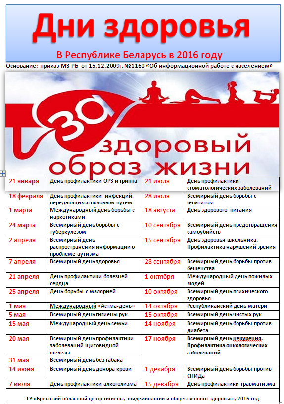Всемирный день здоровья. Календарь здоровья. Всемирный день здоровья Беларусь. Календарь дней здоровья. Мероприятия посвященные здоровью